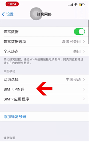 普陀苹果14维修网分享如何给iPhone14的SIM卡设置密码 