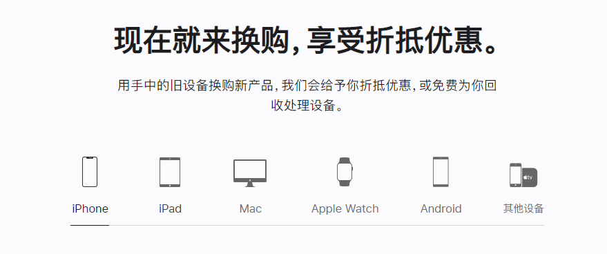 普陀苹果手机维修分享iPhone以旧换新的去处 